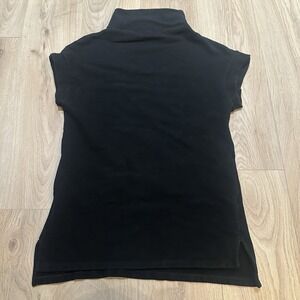 Standard James Perse Womens Mock Neck Sweatshirt, Sz 1 Cotton French Terry Small